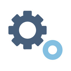 Poster - Gear and Setting Icon Vector Design