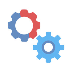 Poster - Gear and Setting Icon Vector Design