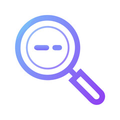 Poster - Magnifying Glass Vector Icon Design

