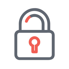 Poster - Secure Padlock Vector Icon Design

