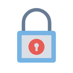 Poster - Secure Padlock Vector Icon Design

