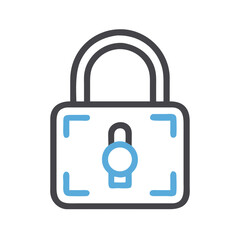 Poster - Secure Padlock Vector Icon Design

