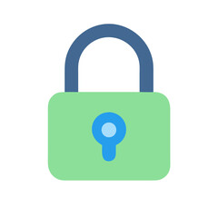 Poster - Secure Padlock Vector Icon Design

