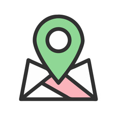 Poster - Location Pin Maps Vector Icon

