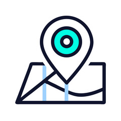 Poster - Location Pin Maps Vector Icon

