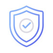 © Mehedi - Shield with Check Mark Icon Vector for Security, Protection, and Validation Concepts