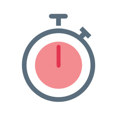 Poster - Stopwatch Sign Icon Vector for Timing, Measurement, and Precision Concepts