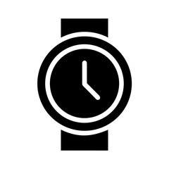 Poster - Watch Sign Vector Icon Representing Time, Clock, and Digital Devices