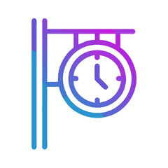 Poster - Watch Sign Vector Icon Representing Time, Clock, and Digital Devices