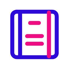 Poster - Academic Journal Icon with Colorful Design  