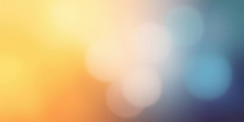 Poster - Abstract light bokeh background in warm colors  