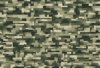 Poster - pattern tileable pixel military seamlessly camouflage uniform universal abstract stealth seamless american background design camo pixelated digital grey modern green texture square