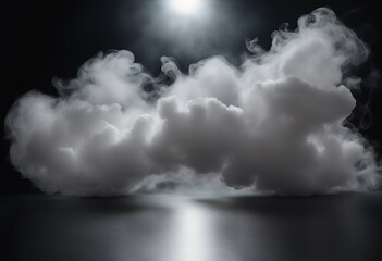 Poster - perfect ice sportlight isolated mist background fog texture white black floor clouds effect dry smoke blur dust nature spotlight image pattern abstract decoration grey light wallpaper stream glow