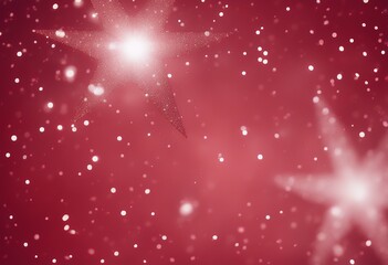 Wall Mural - picture behind red twinkle background white star glitter sparkling bright effect starlight party shining shine magical overlay spark glow decoration loop fantasy shiny celebration illustration