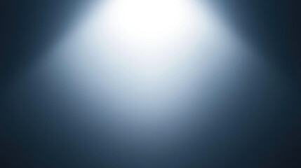 Poster - A blue background with a white light shining on it. The light is creating a shadow on the wall