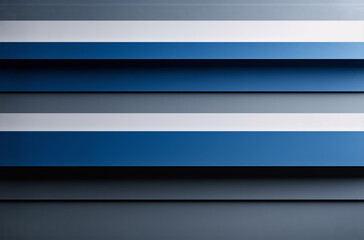 Aufkleber - abstract image of horizontal stripes in shades of blue, white, and grey. a modern and minimalist com