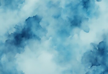 Wall Mural - painted texture watercolor blue background abstract light ink blot blank decorative decorate paint a
