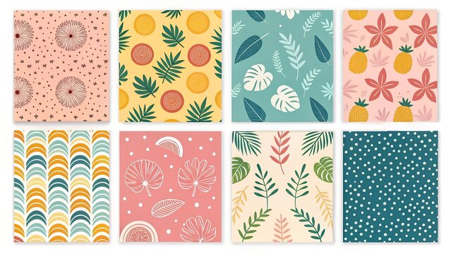 collection of textured vector backgrounds