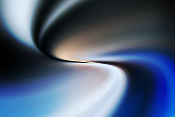 Fototapete - Modren bright Abstract wave blue black gradient background blurred colorful neon color flow trendy hologram effect graphics futuristic design for pattern banner web technology digital backdrop poster
