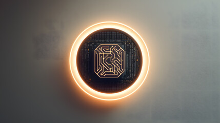 Poster - Innovative technology circuit design modern workspace stock photo digital environment close-up view futuristic concept
