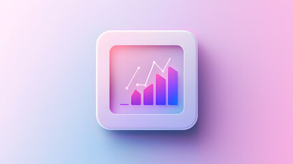 Poster - Business analytics growth visualization digital workspace infographic modern design clean aesthetic data insights