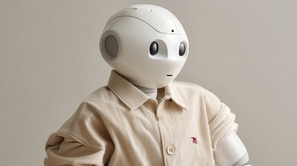 Poster - Sleek and modern robot designed as a prototype tester showcasing the future of automation and intelligent technology
