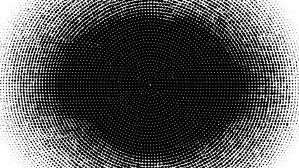 Poster - Halftone Background Created with Vectors