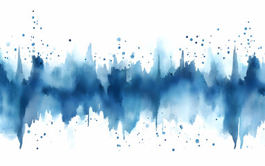 Poster - Blue sound waves