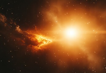 Wall Mural - sun and space