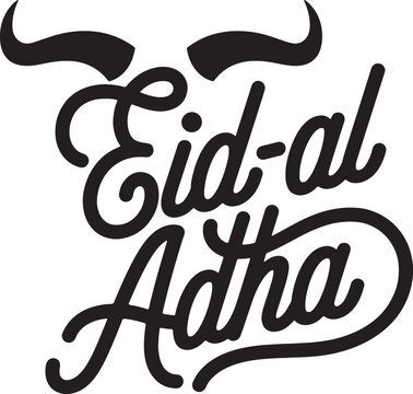Eid Al Adha, Eid Typography Design 