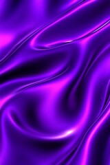 Aufkleber - Intricate purple fabric folds.  Fluid, glossy drapes with vibrant hues