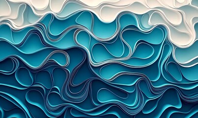 Leinwandbilder - Abstract blue background 