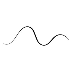 Poster - Smooth Undulating Line Abstract Flowing Wave
