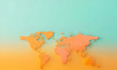 Poster - Dynamic Digital Painting of Global Network Across Continents