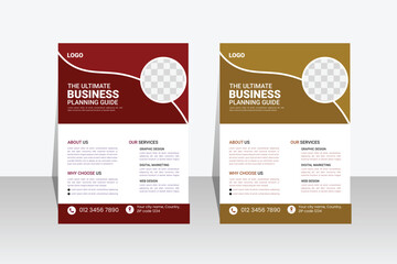 corporate business flyer template design vector business flayer design business marketing flyer set,
