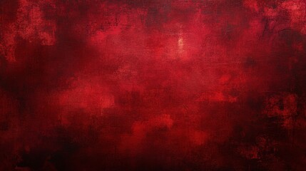 Poster - A textured abstract background featuring deep red hues, creating a rich and dramatic visual effect.