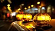 © Nataliya - Bright emergency lights on a police vehicle illuminate the night scene