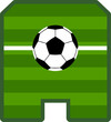 © putracetol - Soccer Court Field Letter Vector Element Alphabet A