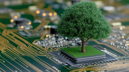 Poster - Tree Growing on Microchip: Nature Meets Technology
