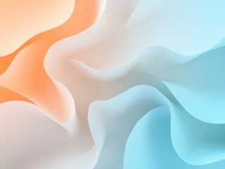 Aufkleber - Abstract shapes, colors, and smooth gradients
