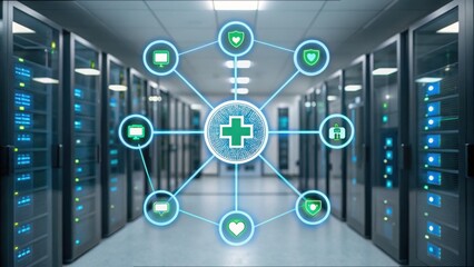 Aufkleber - Secure Medical Network Node for Enhanced Cyber Health Protection
