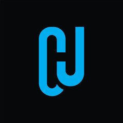 Poster - CJ Letter Logo Design. CJ Creative letter logo design vector, CJ Letter Initial Logo Design. CJ monogram Logo Unique Concept Vector.
