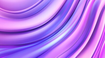 Aufkleber - Abstract Purple Gradient Wave Background - Fluid shapes, vibrant hues, dynamic flow, smooth texture, and ethereal elegance. Symbolizing movement, energy, serenity, transformation, and luxury