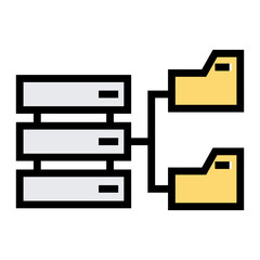 Poster - distributed file system icon