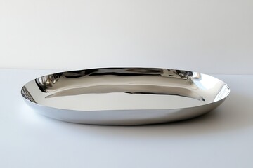 Poster - Stylish oval serving tray with a polished finish for modern dining decor and entertaining