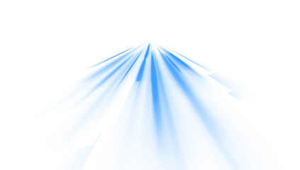 Wall Mural - abstract neon rays png with a blue color scheme. technological futuristic vector background. speed m