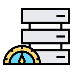 Poster - service performance vector icon