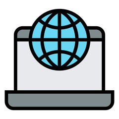 Poster - web service vector icon