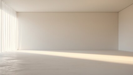Poster - Room with a minimalist design and wall setting
