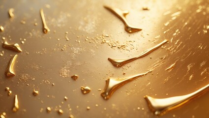 Poster - Elegant gleaming gold surface texture